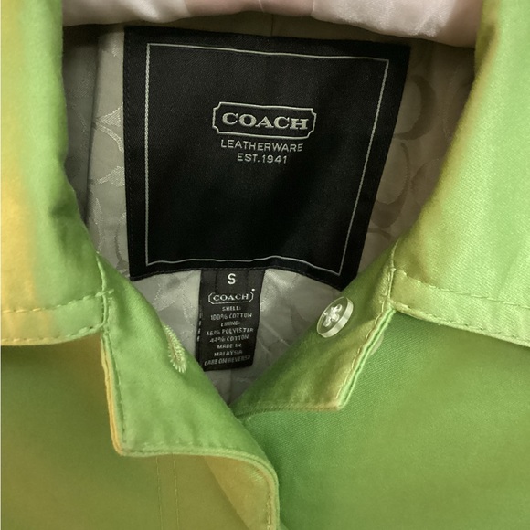 🚨Final Sale🚨!! COACH Trench Coat Size Small - Picture 4 of 11